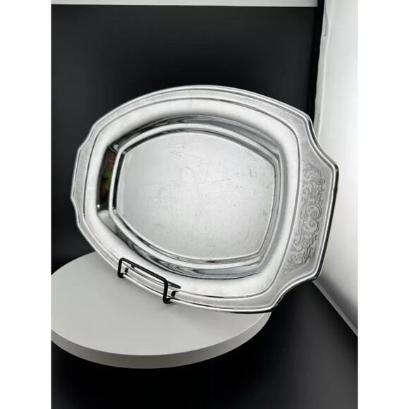 Faberware Silver Bread Plate - Picture 3 of 6